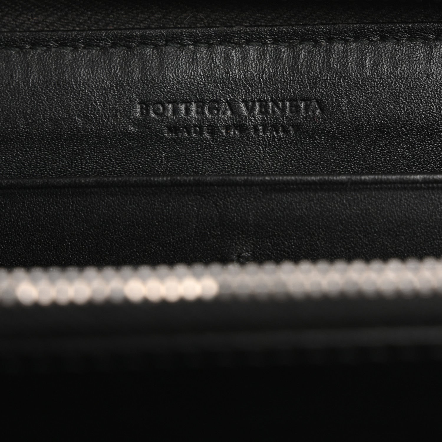 Bottega Veneta Nappa Intrecciato Zip Around Wallet Black 6 of 17