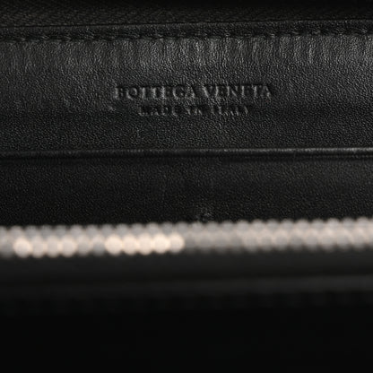 Bottega Veneta Nappa Intrecciato Zip Around Wallet Black 6 of 17