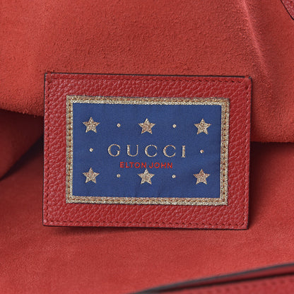 Gucci Calfskin Large Elton John Levon-Goodbye Tote Red 7 of 10