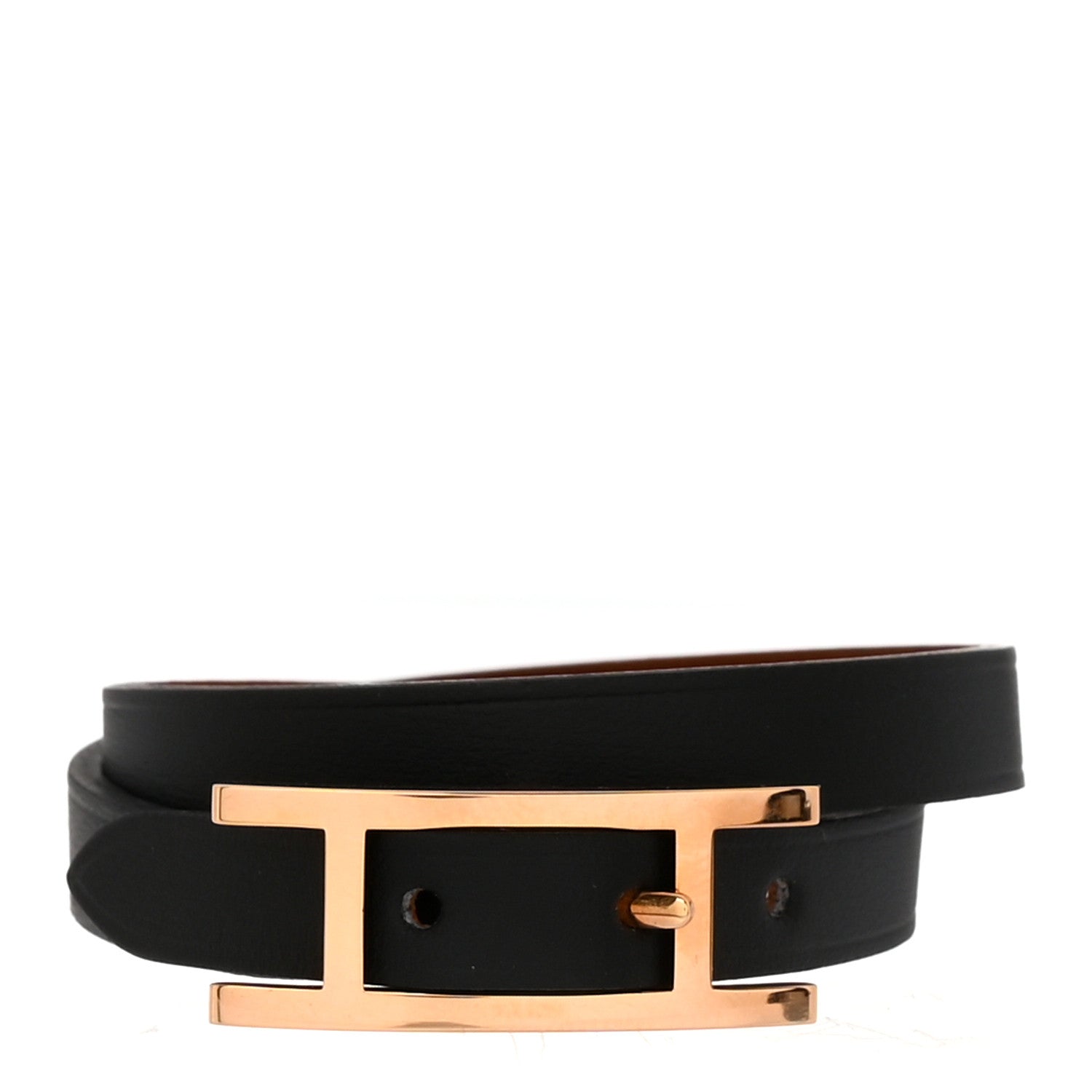 Hermes Swift Tadelakt Behapi Double Tour Reversible Bracelet T1