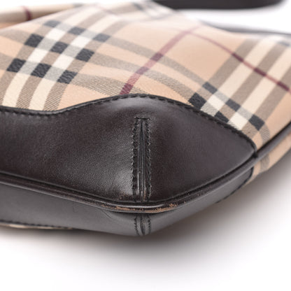 Burberry Haymarket Check Hartham Shoulder Bag Chocolate 9 of 13