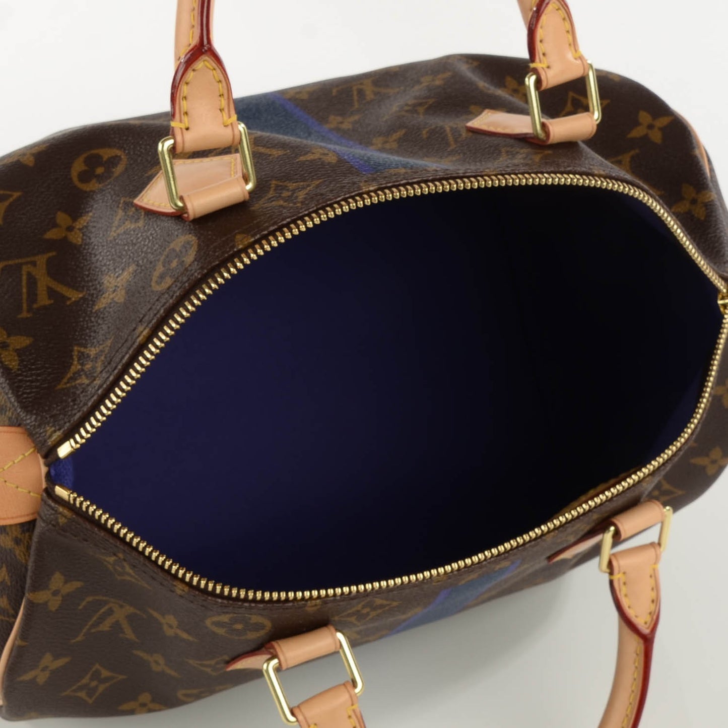 Monogram My LV Heritage Speedy 30 Violet Blue Marine