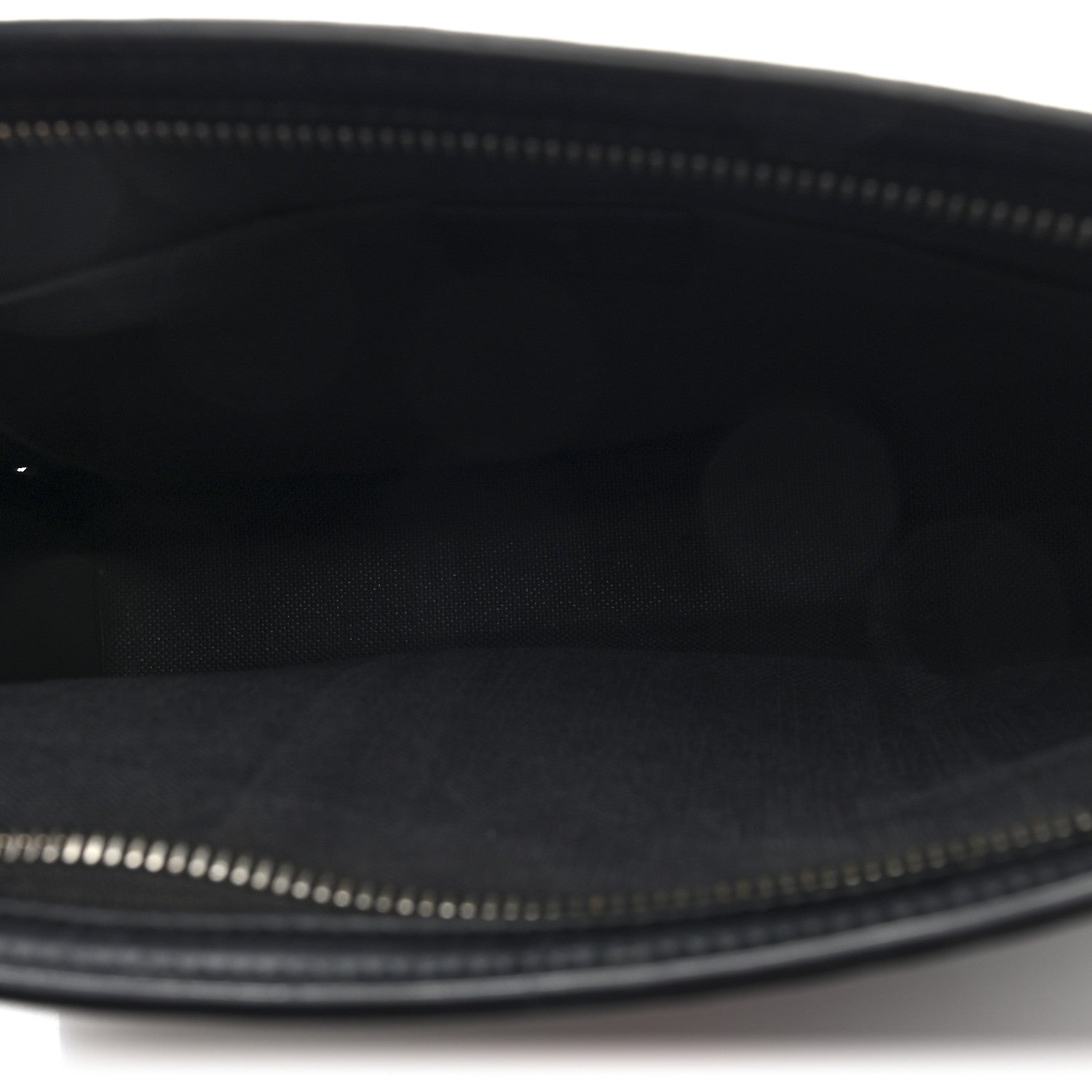 Gucci GG Supreme Monogram Selleria Calfskin Web New Web Cosmetic Case Black 5 of 7