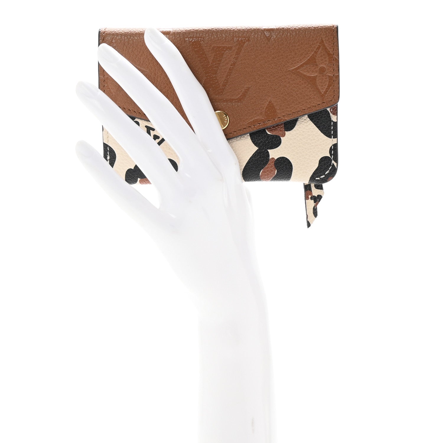 Louis Vuitton Empreinte Monogram Giant Wild At Heart Key Pouch Caramel 2 of 7