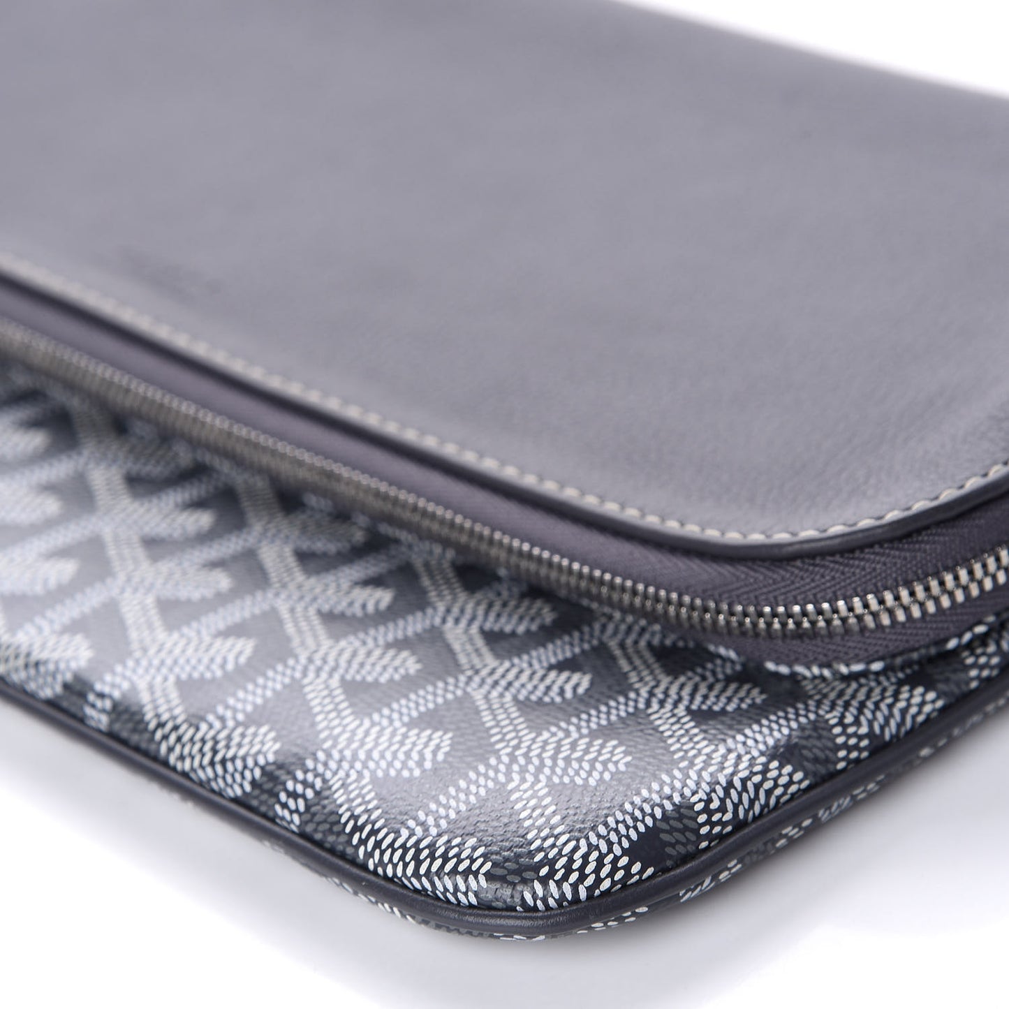 Goyardine Sainte Marie Soft Clutch Grey