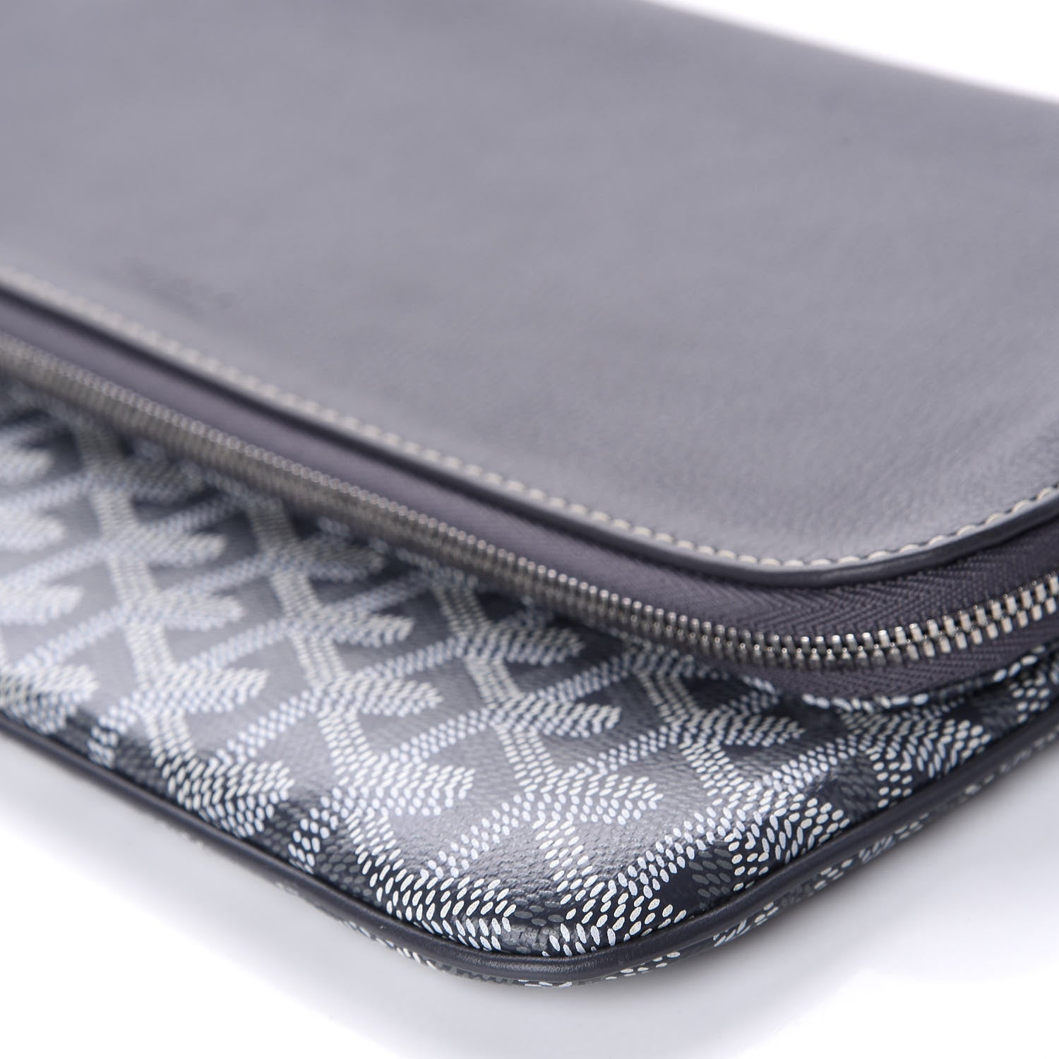 Goyard Goyardine Sainte Marie Soft Clutch Grey 8 of 11