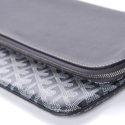 Goyard Goyardine Sainte Marie Soft Clutch Grey 8 of 11
