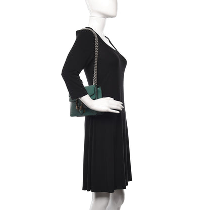 Gucci Calfskin Mini Dionysus Shoulder Bag Emerald 2 of 11