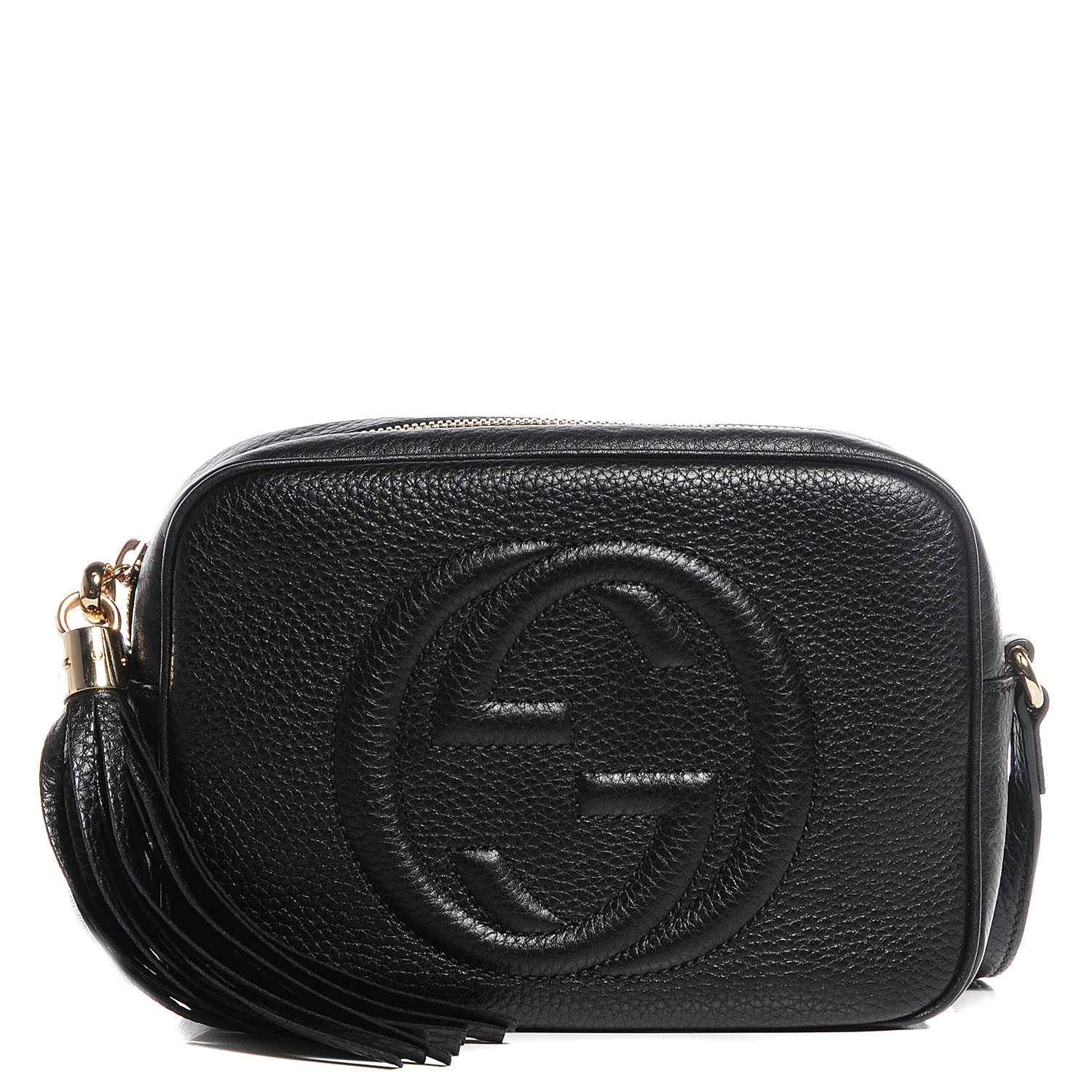 Gucci Pebbled Calfskin Small Soho Disco Bag Black 1 of 8