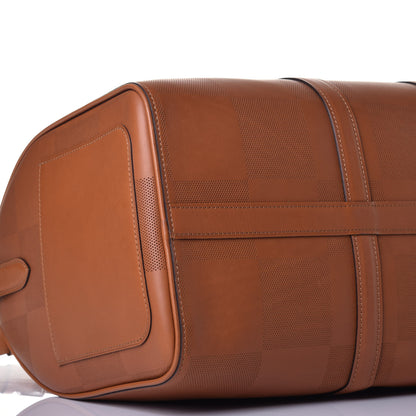 Louis Vuitton Nomade Grand Damier Keepall Bandouliere 45 Cognac 6 of 9