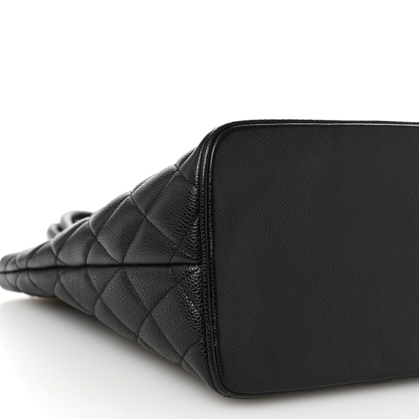 Caviar Quilted Medallion Tote Black