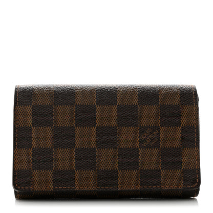 Louis Vuitton Damier Ebene Porte-Monnaie Billets Tresor Wallet 1 of 8