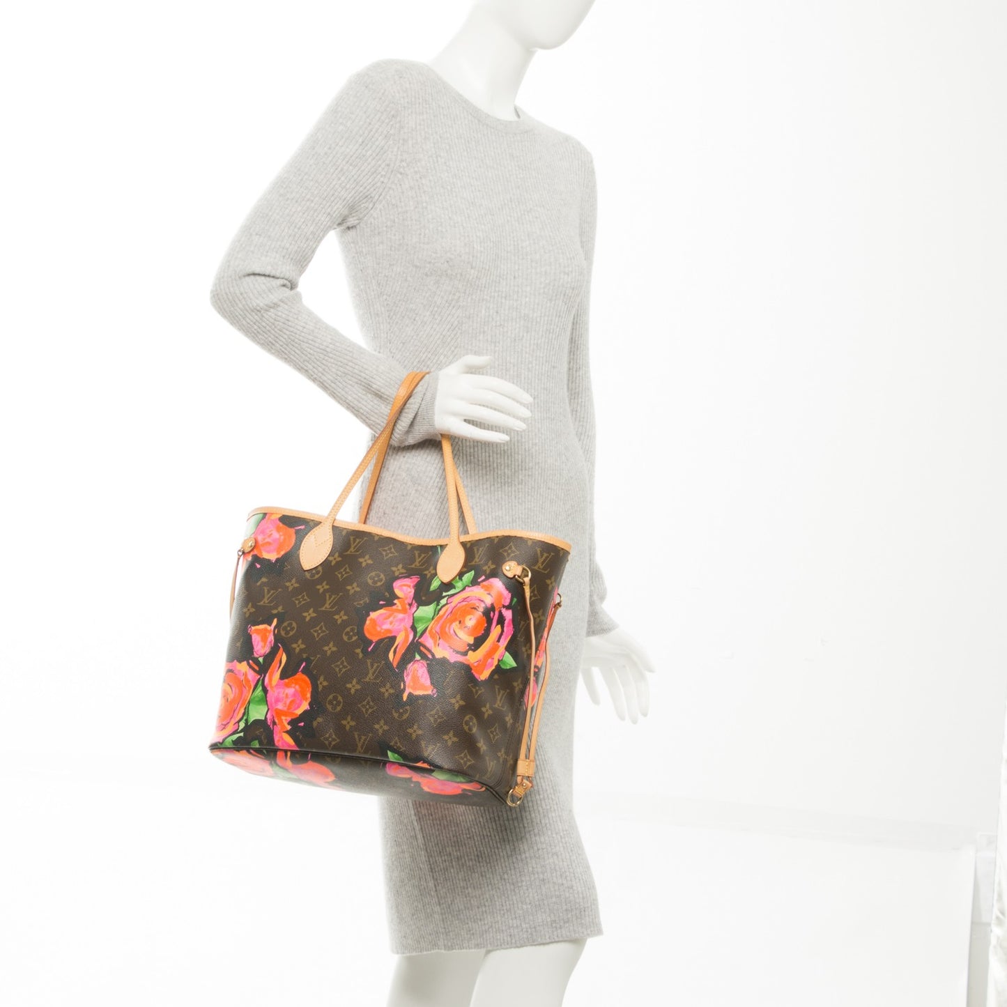 Monogram Roses Neverfull MM