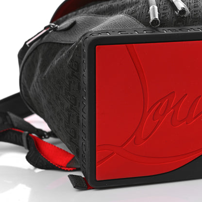 Christian Louboutin Nylon Monogram Print Explorafunk Backpack Black 8 of 10
