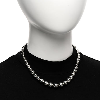 Tiffany Sterling Silver HardWear Graduated Ball Necklace 2 of 5