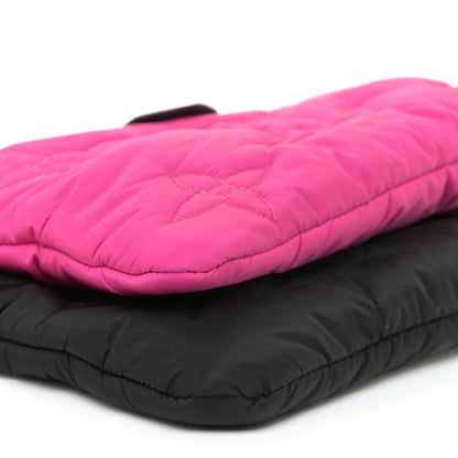 Louis Vuitton Econyl Monogram Pillow Maxi Multi Pochette Accessories Black Fuchsia 9 of 13