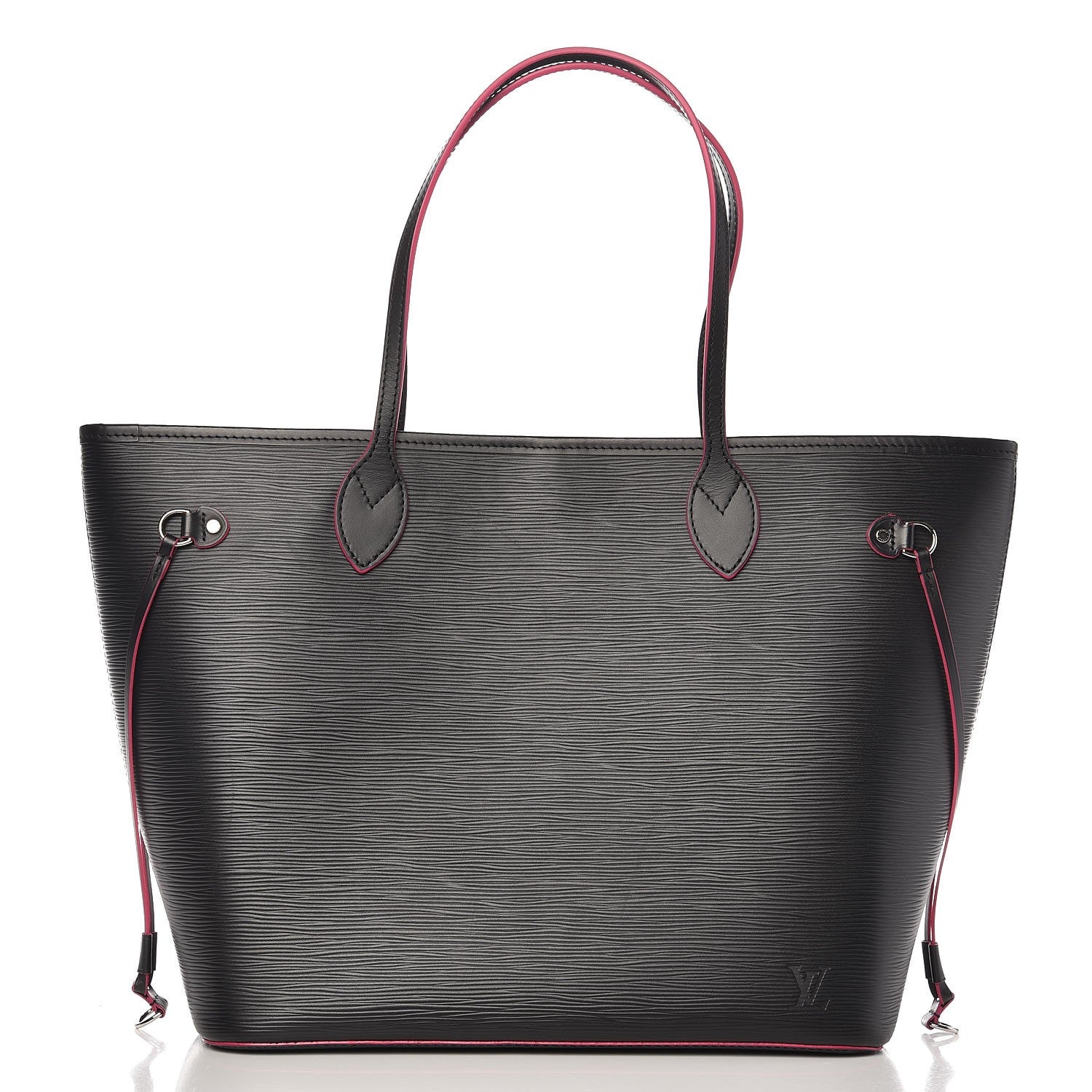 Louis Vuitton Epi Neverfull MM Black Hot Pink 1 of 7