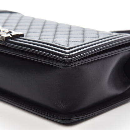 Chanel Lambskin Quilted New Medium Boy Flap Black 11 of 15