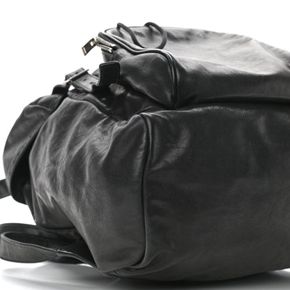 Saint Laurent Calfskin Delave Backpack Black 9 of 11