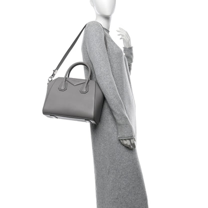 Givenchy Sugar Goatskin Small Antigona Pearl Grey 3 of 13