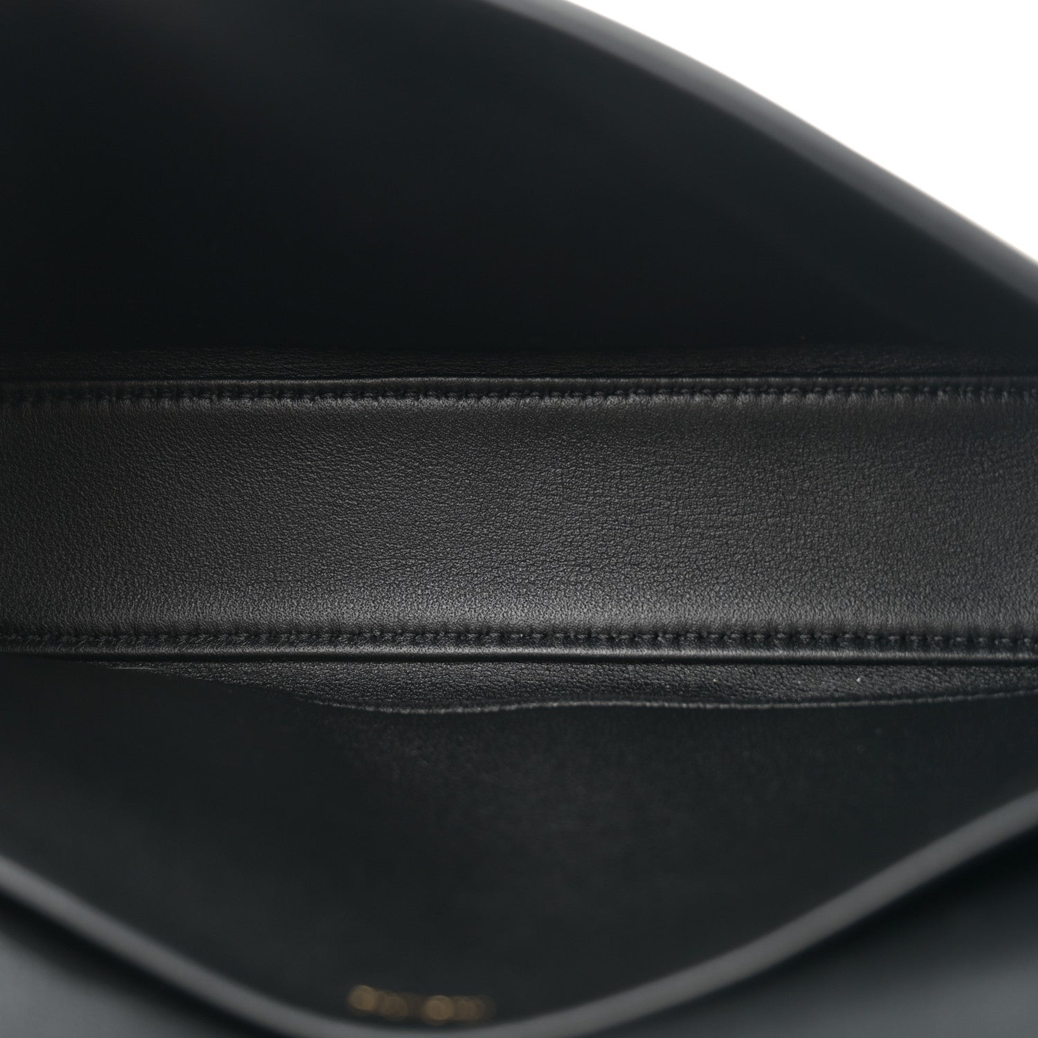 Celine Shiny Calfskin Triomphe Chain Shoulder Bag Black 5 of 11