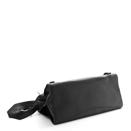 Balenciaga Grained Calfskin Neo Classic Black Hardware Medium City Black 4 of 11