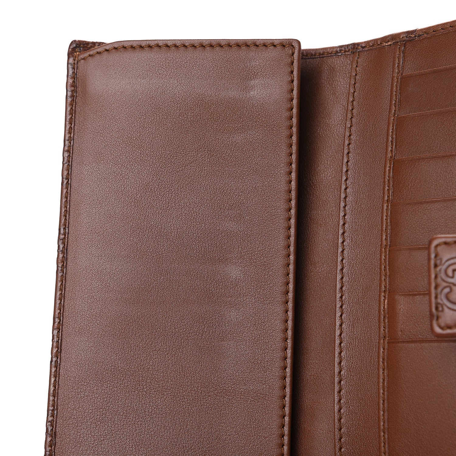 Gucci Guccissima New Britt Continental Snap Wallet Brown 8 of 11