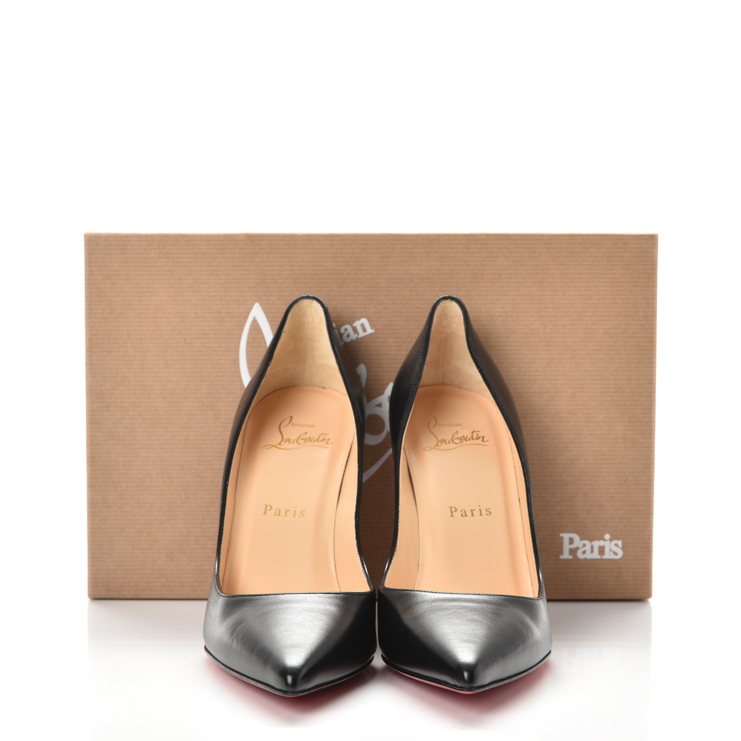 Shiny Nappa Apostrophy 100 Pumps 37.5 Black
