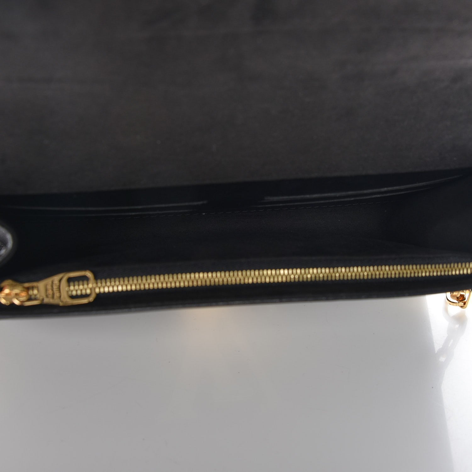 Louis Vuitton Calfskin Chain Louise GM Black 6 of 6