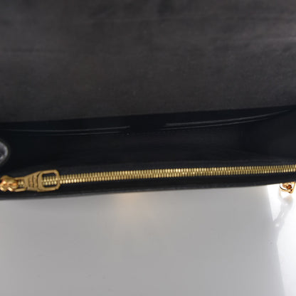Louis Vuitton Calfskin Chain Louise GM Black 6 of 6