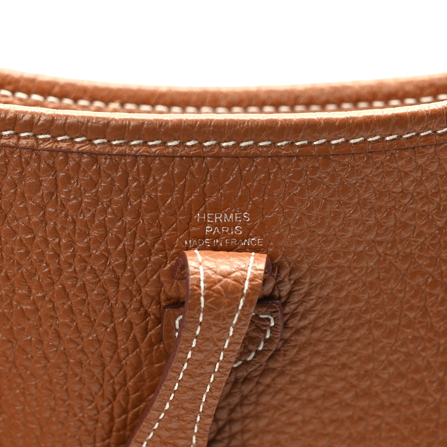 Hermes Taurillon Clemence Evelyne TPM Gold 7 of 14
