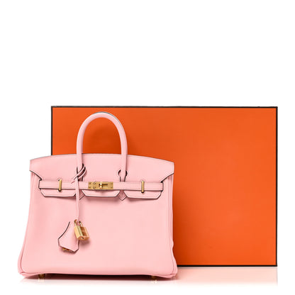 Hermes Swift Birkin 25 Rose Sakura 8 of 11