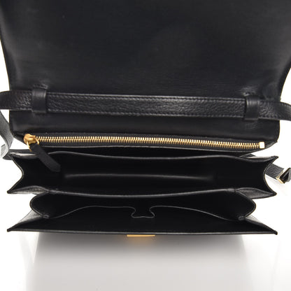 Celine Goatskin Medium Classic Box Flap Bag Black 5 of 6