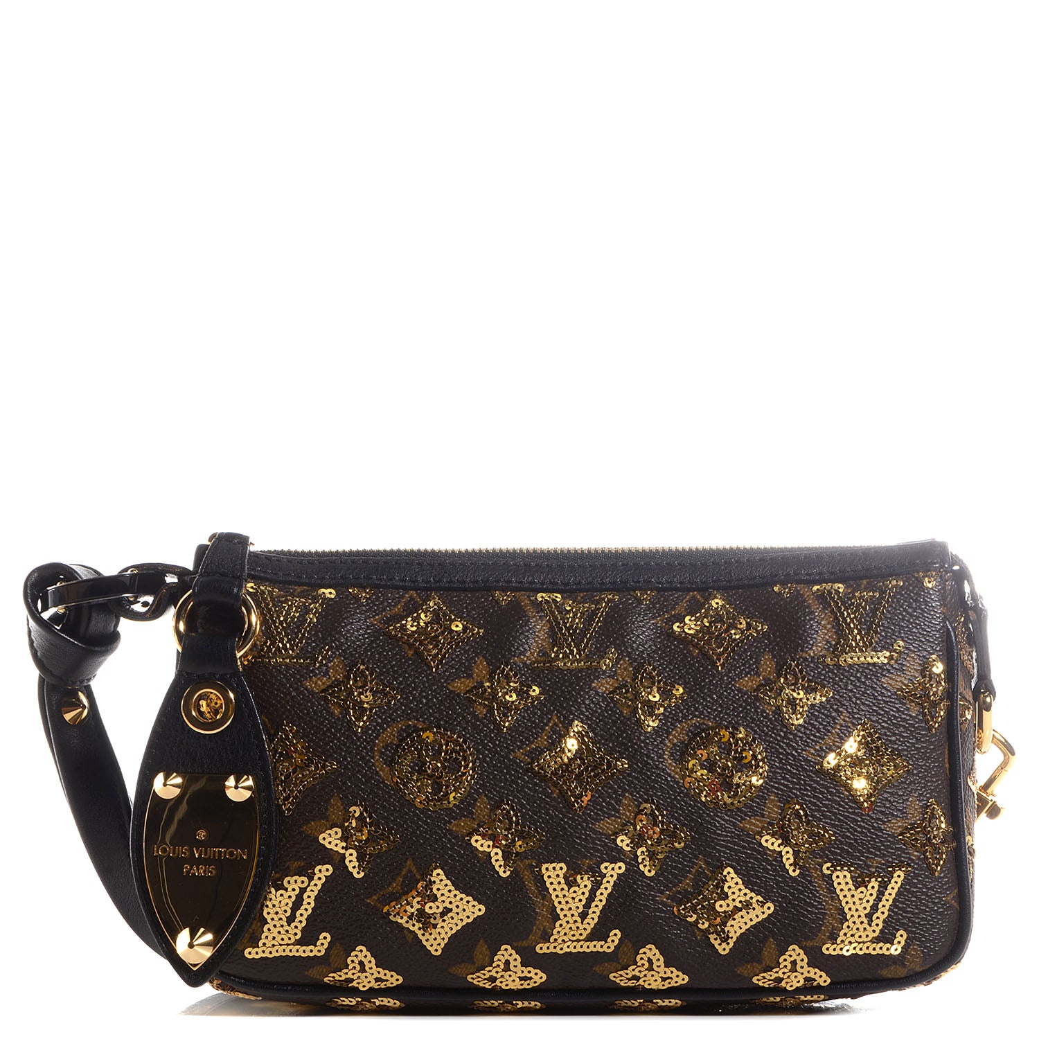 Louis Vuitton Monogram Sequins Eclipse Pochette Gold 1 of 7