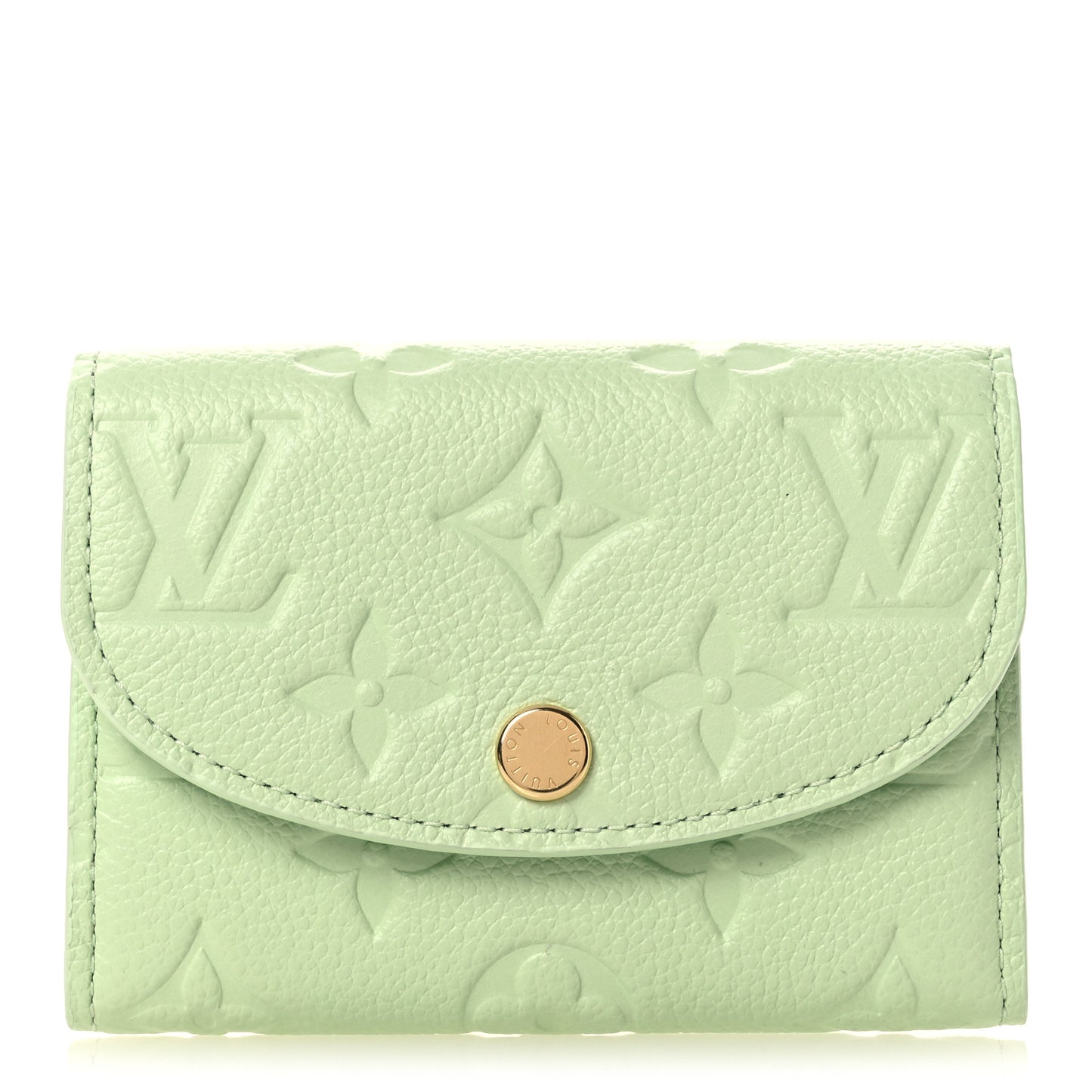 X TM Empreinte Monogram Rosalie Coin Purse Green Tea