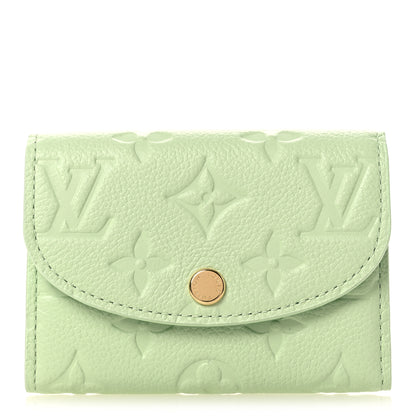 Louis Vuitton X TM Empreinte Monogram Rosalie Coin Purse Green Tea 1 of 6