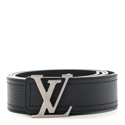 Louis Vuitton Utah LV Initiales Belt 110 44 Black 1 of 6