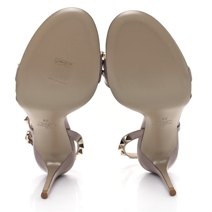 Valentino Garavani Nappa Rockstud Slingback 85mm Sandals 39 Poudre 5 of 10