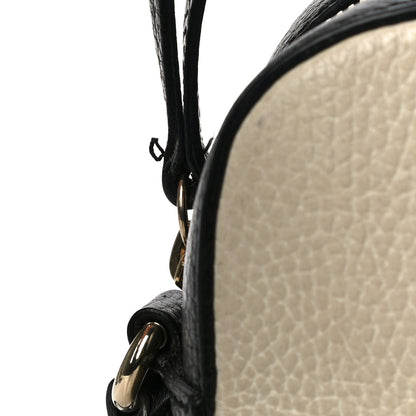 Gucci Dollar Calfskin Bi-Color Small Soho Disco Bag Mystic White Black 18 of 22