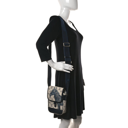 Louis Vuitton Savane Monogram Zebra Chapman Messenger BB White 2 of 11