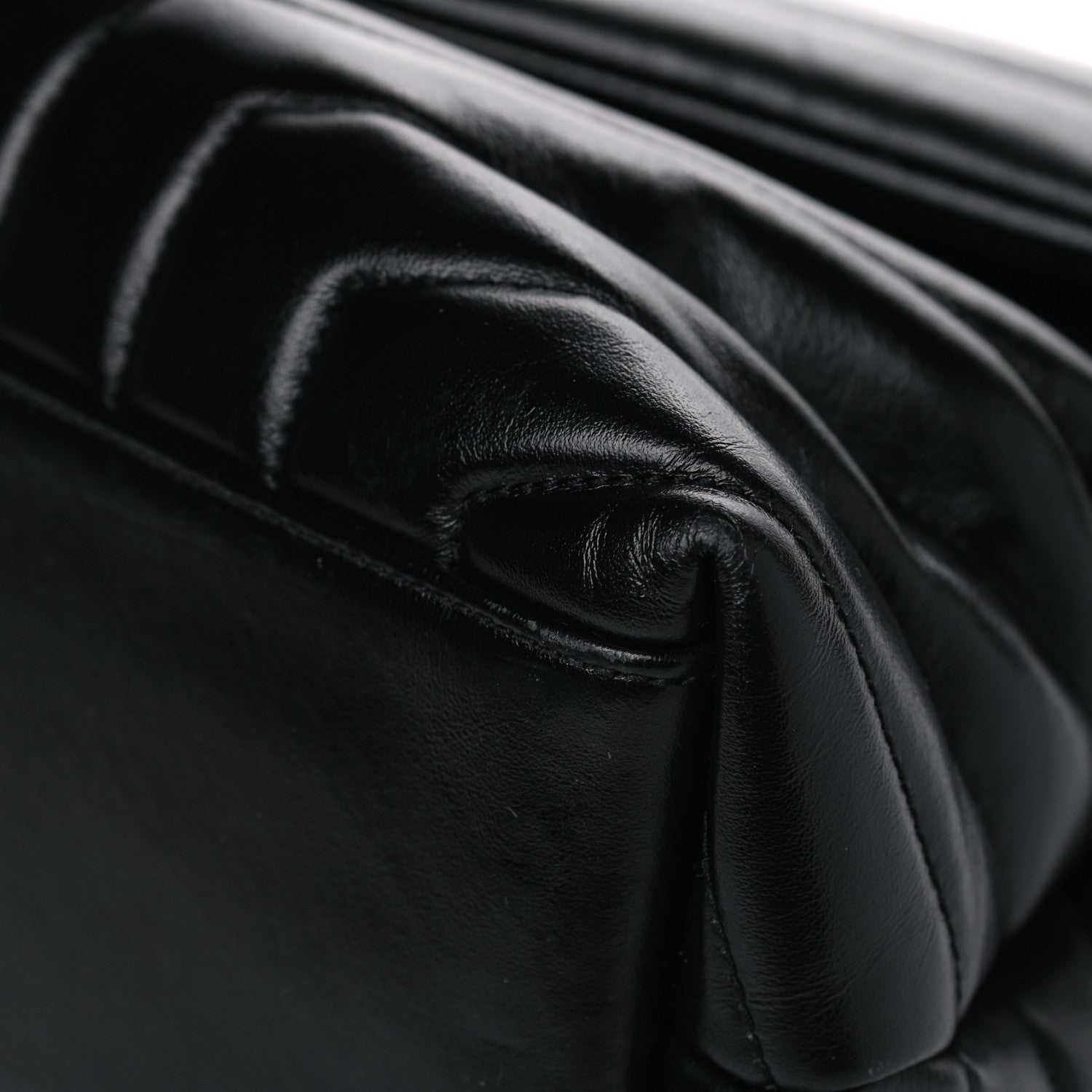 Saint Laurent Calfskin Y Quilted Monogram Medium Loulou Chain Satchel Black 8 of 10