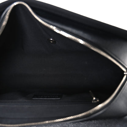Chanel Caviar Grosgrain Quilted Top Handle CC Flap Black 5 of 10