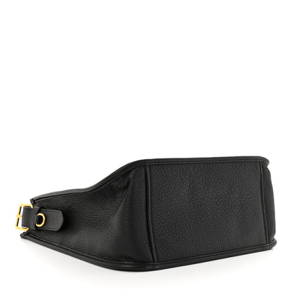 Prada Vitello Daino Hobo Messenger Bag Black 4 of 10