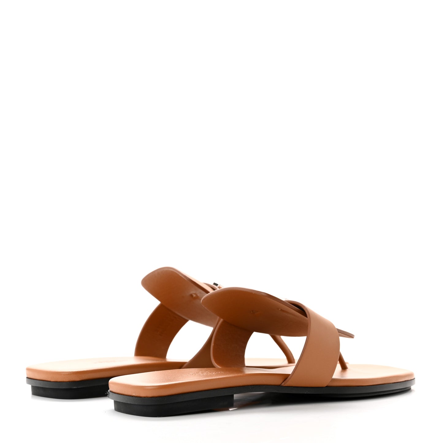 Calfskin Womens Galerie Sandals 40 Gold