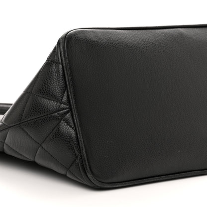 Chanel Caviar Quilted Medallion Tote Black 9 of 11
