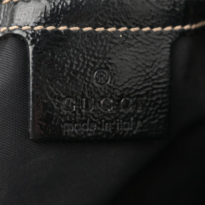 Gucci Patent Medium Pelham Shoulder Bag Black 6 of 16