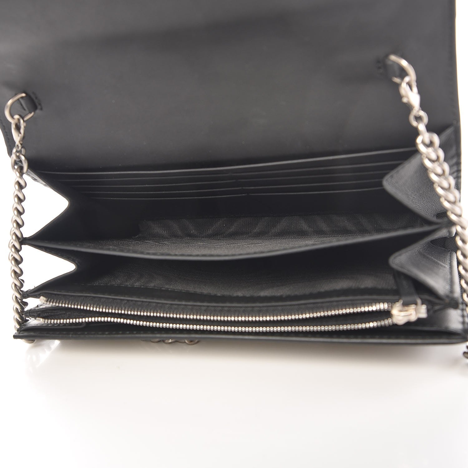 Gucci GG Supreme Monogram Mini Dionysus Chain Wallet Beige Black 5 of 8