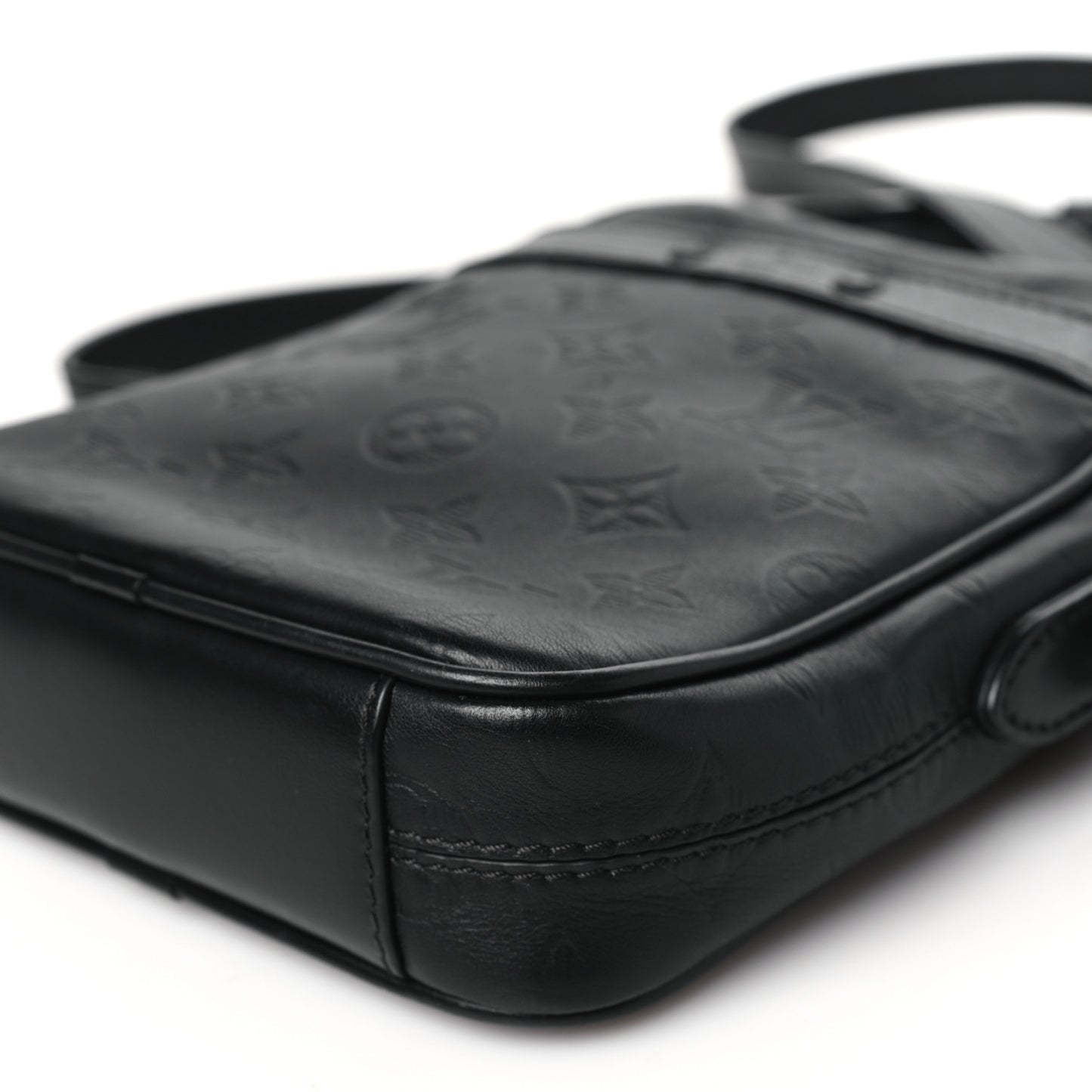 Calfskin Monogram Shadow Danube PM Black
