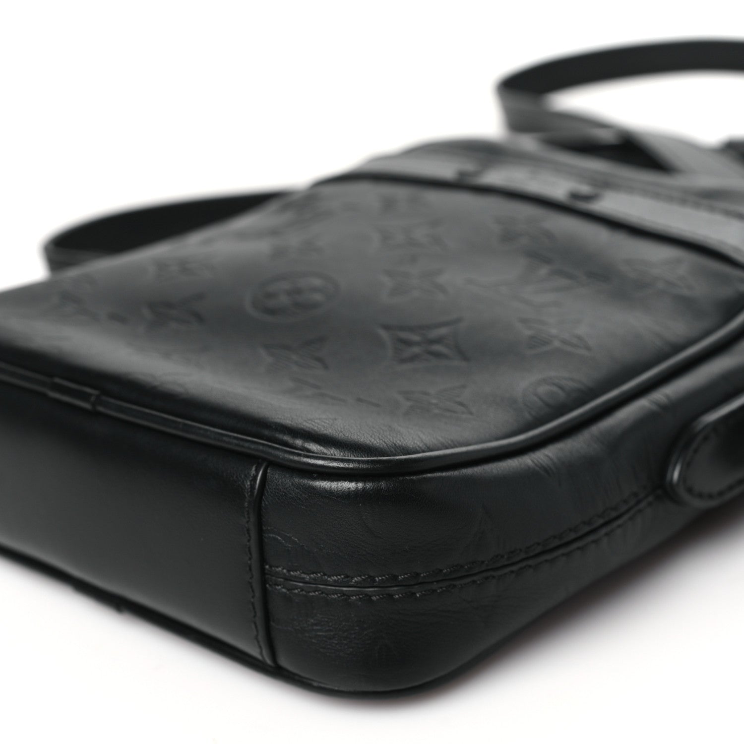 Louis Vuitton Calfskin Monogram Shadow Danube PM Black 9 of 9