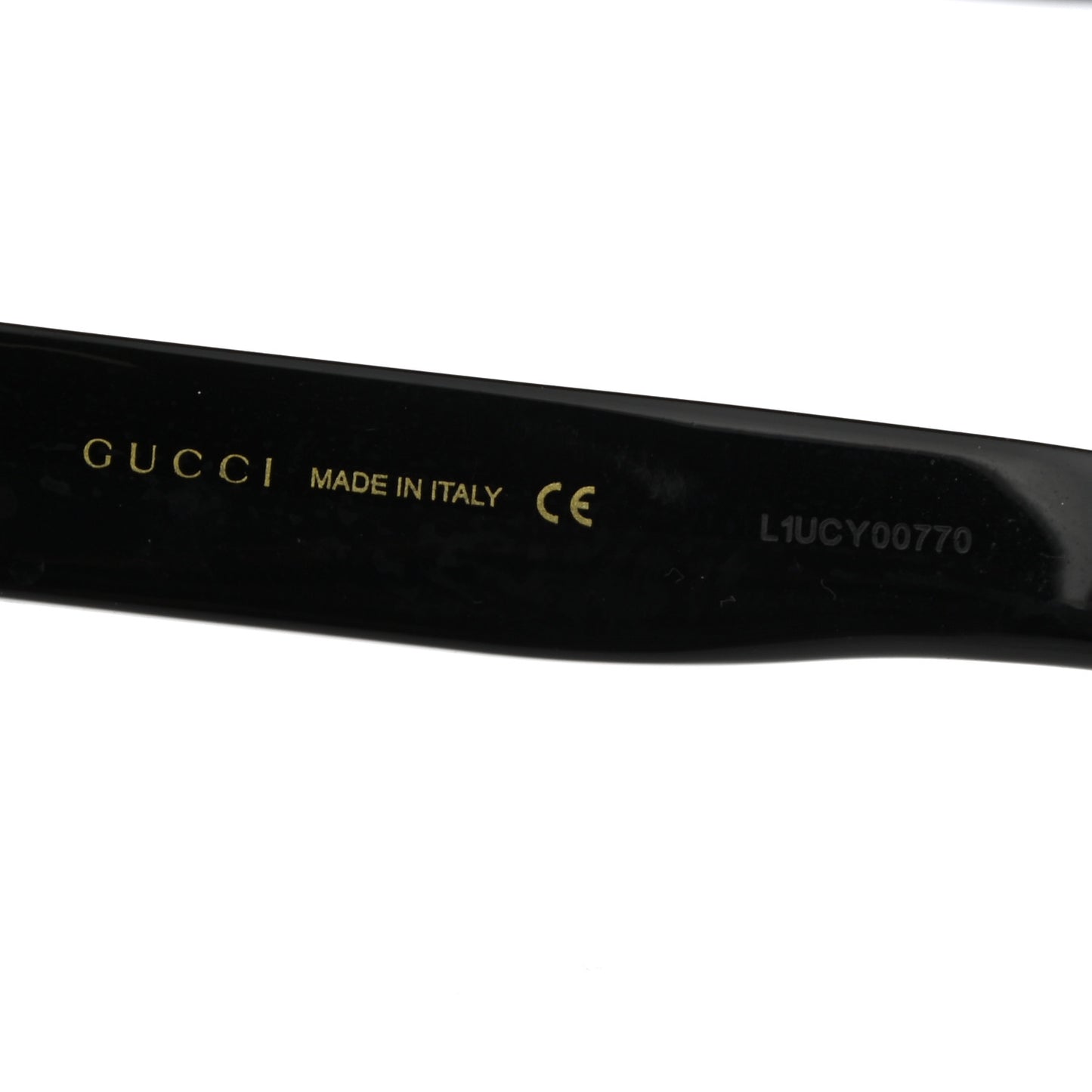Acetate Crystal Sunglasses GG0147S Black